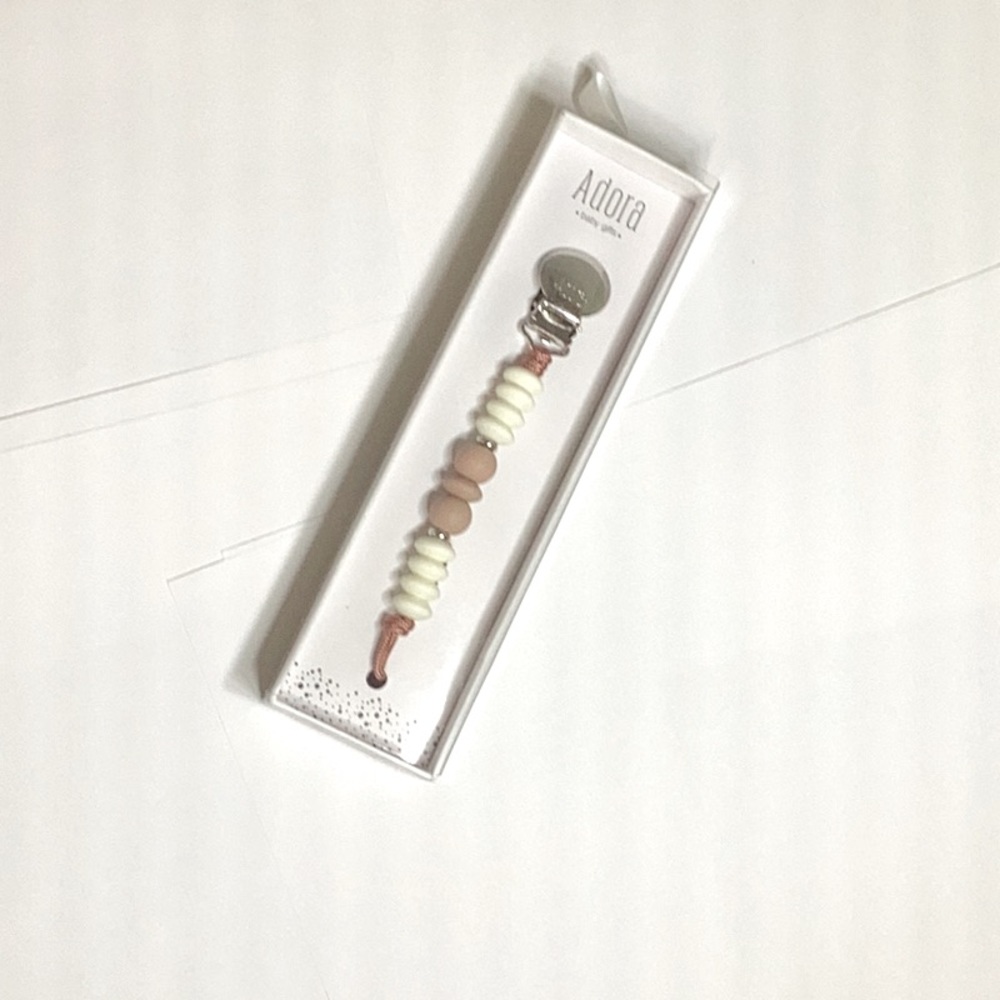 Adorable, baby pacifier clip